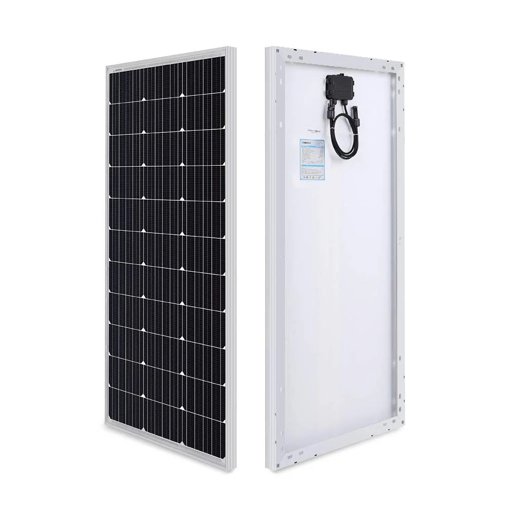 Renogy 400 Watts 12 Volts Monocrystalline Solar RV Kit Off-Grid Kit with Adventurer 30A PWM LCD Charge Controller+ Mounting Brackets+ Male and Female Connectors+Solar Cables+Cable Entry housing