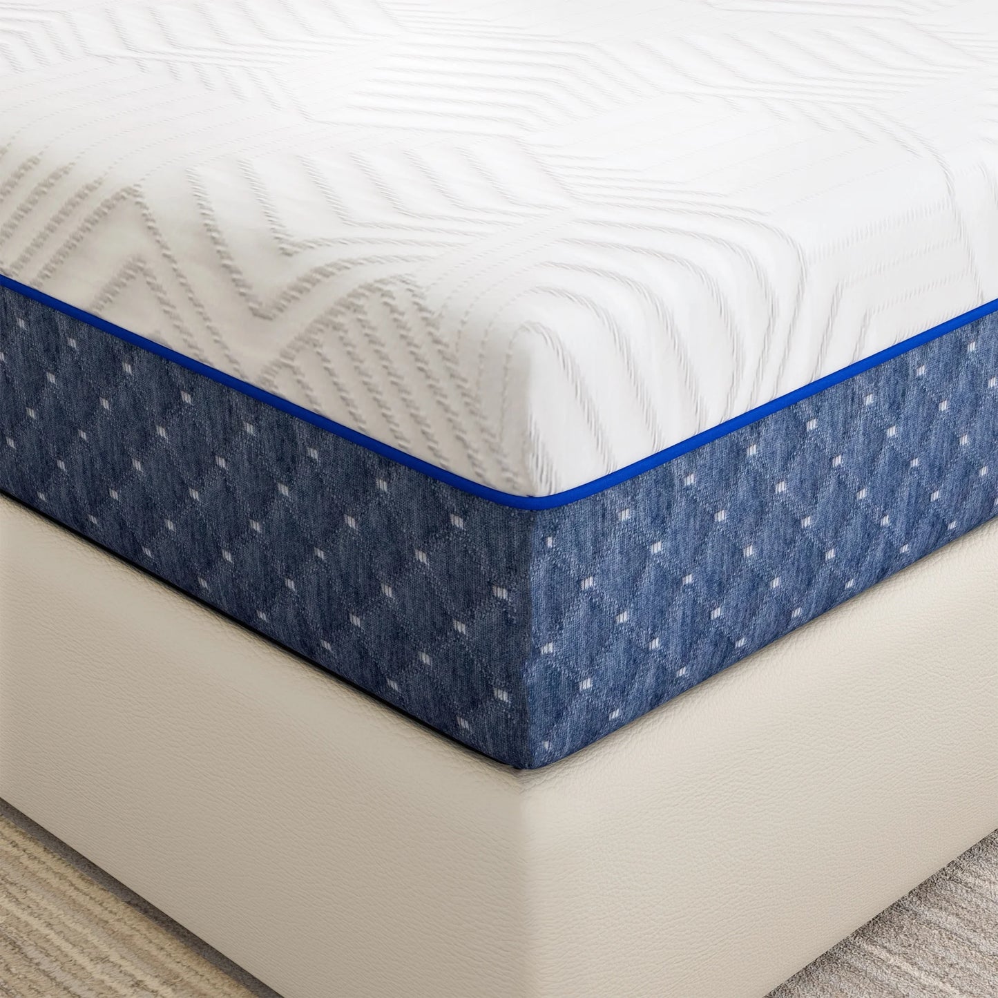 Twin Size Mattress, TechForma 12 Inch Gel Memory Foam Mattress for Cool Night & Pressure Relief, Firm Plush Feel with Motion Isolating