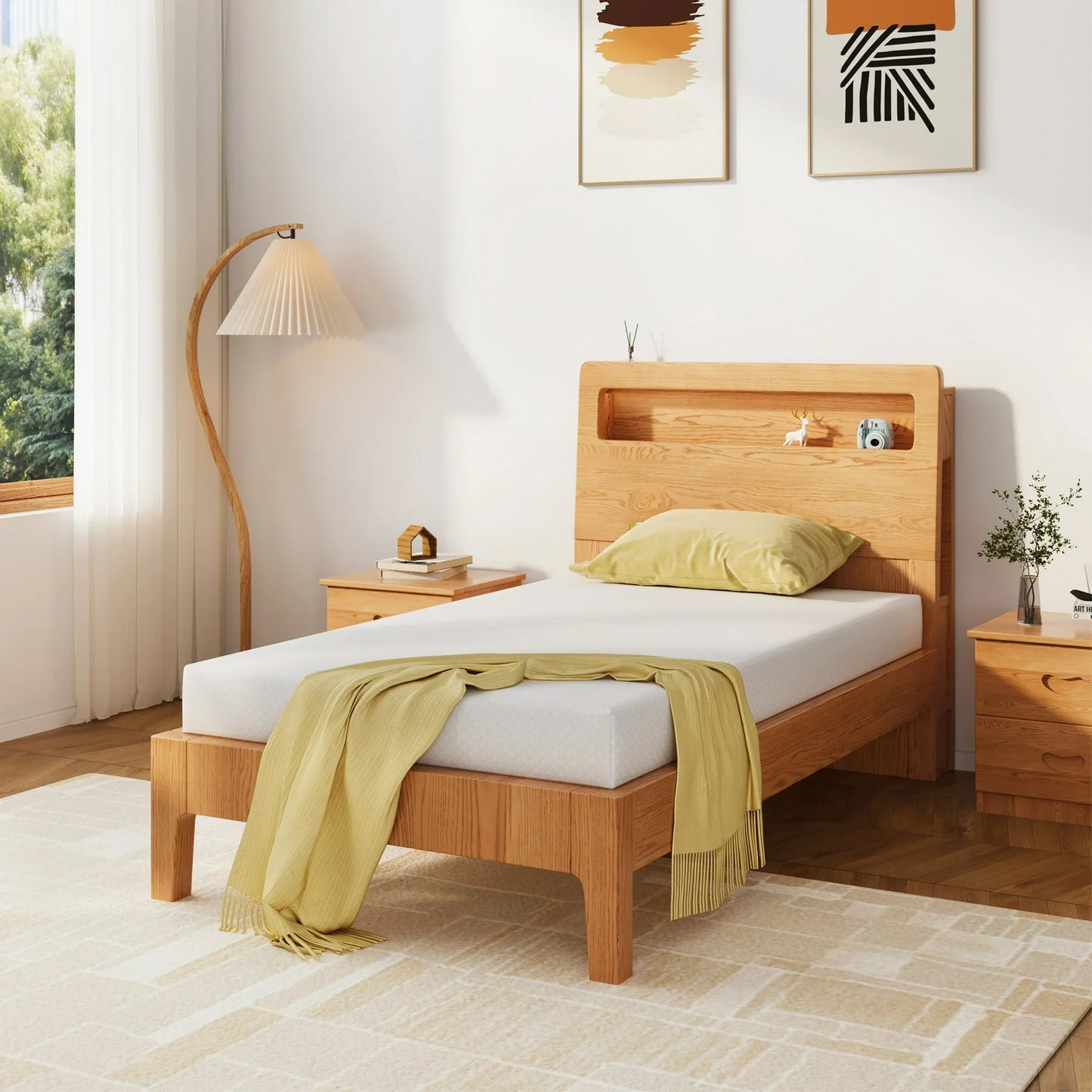 Arctus Twin Size Mattress, 5 inch Memory Foam Mattress in a Box, Medium