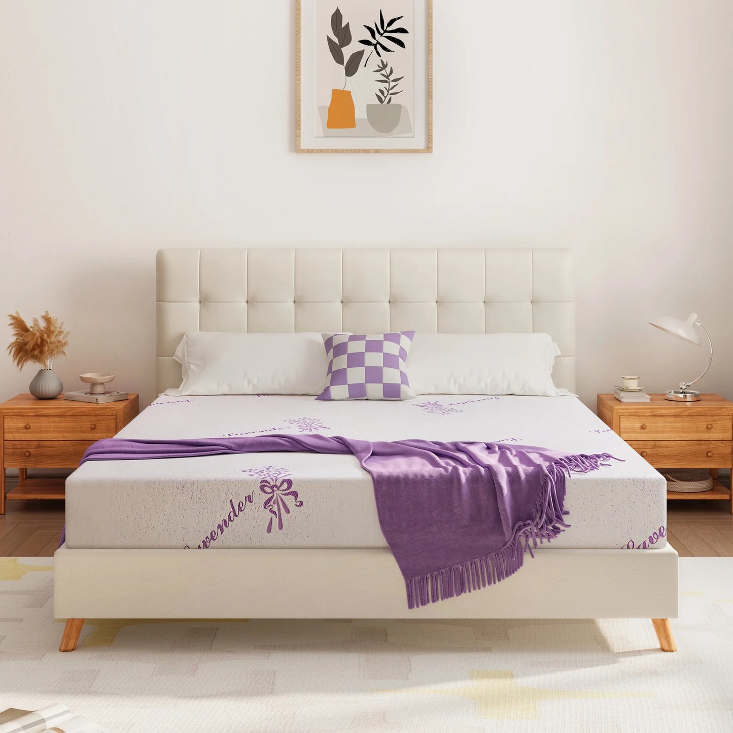 Arctus King Mattress, 8 inch Memory Foam Mattress in a Box, Medium