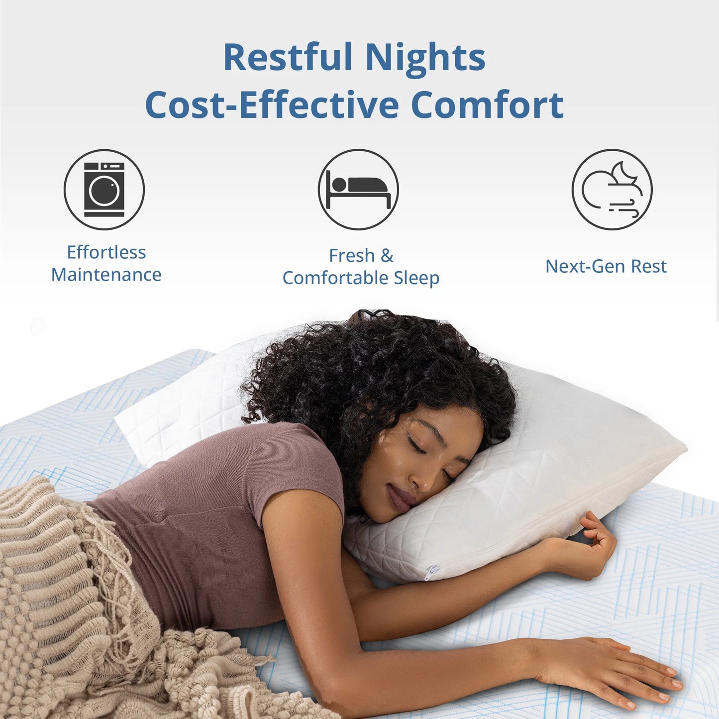 MLILY Ego Serenity King Mattress, 12" Gel Memory Foam Mattress in a Box, Medium