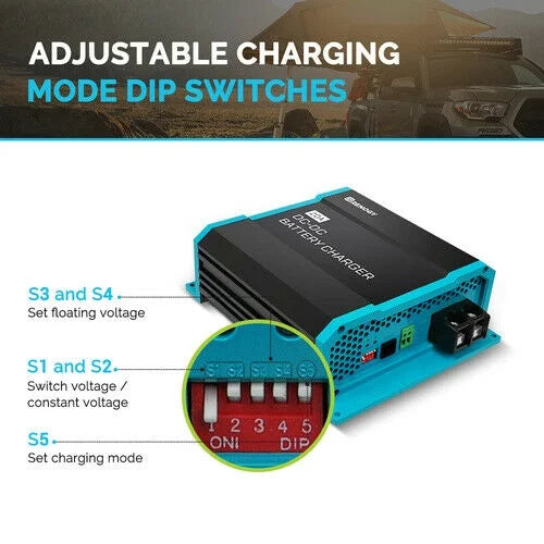 Renogy RNG-DCC1212-20 20 Amps 12 Volts On-Board Battery Charger