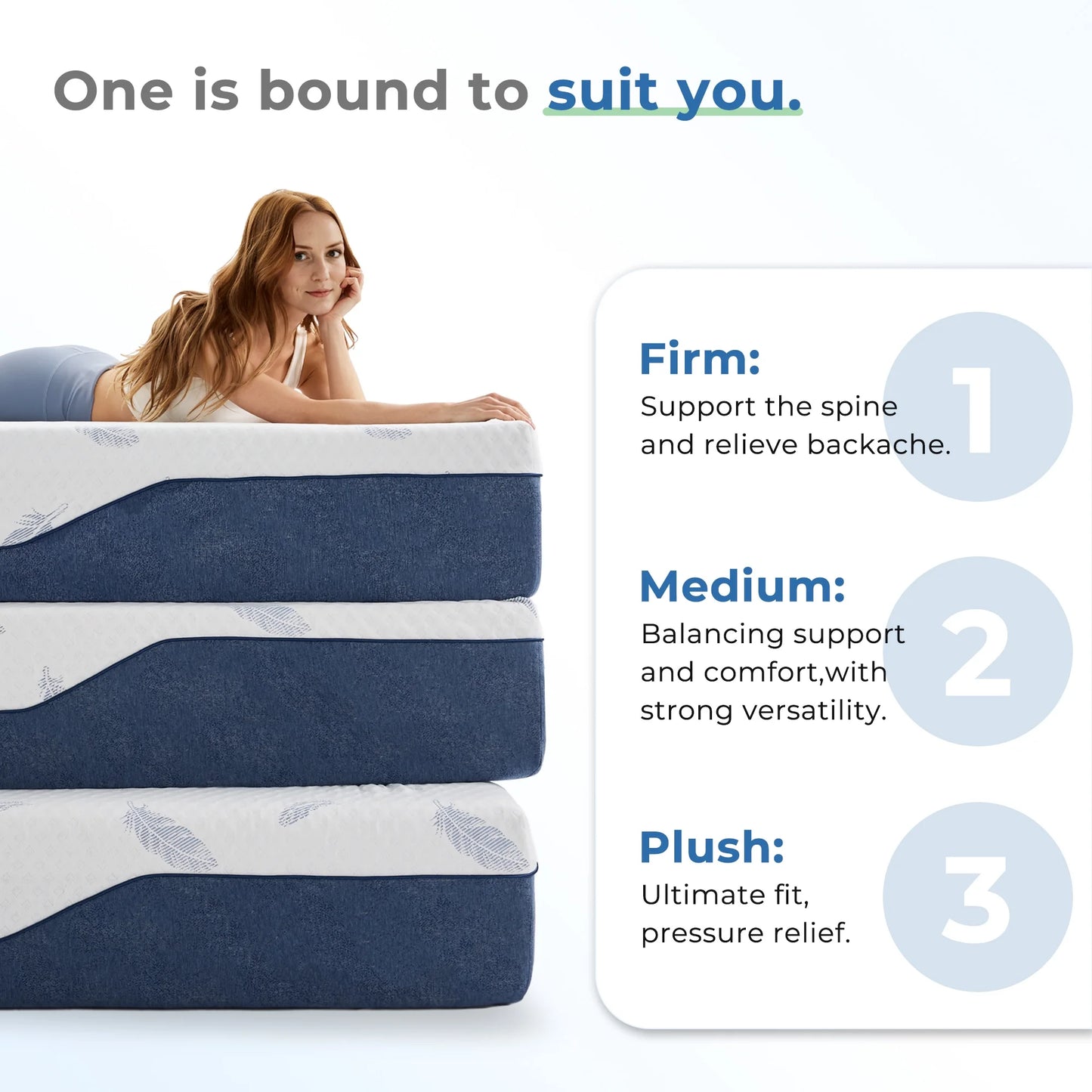 Arctus Full Size 12 Inch Plush Memory Foam Mattress in a Box with Gel Layer & Removable Fiberglass Free Cover, Deep Pressure Relief, Motion Isolation, CertiPUR-US Certified