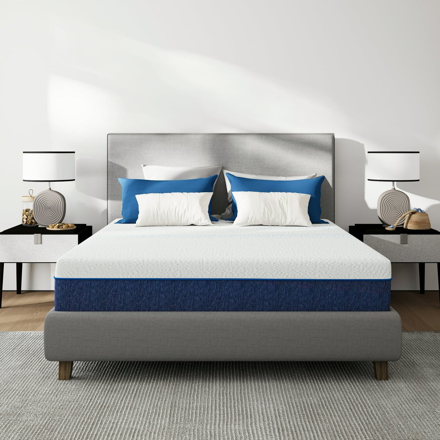 Subfun 10 inch Full Memory Foam Mattress, Triple-Layer Cooling, Orthopedic Support, CertiPUR-US Certified