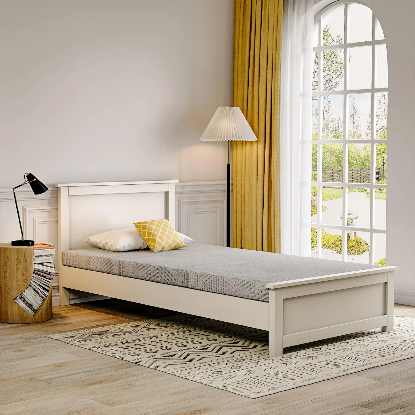 MLILY 4" Tri-folding Memory Foam Mattress, Full