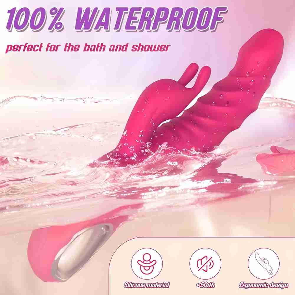 Thrusting Dildo Vibrator Adult Toys for Women Sex Toys - 3 in 1 Wiggling G Spot Vibrators with 3 Thrusting & 10 Vibrating Modes