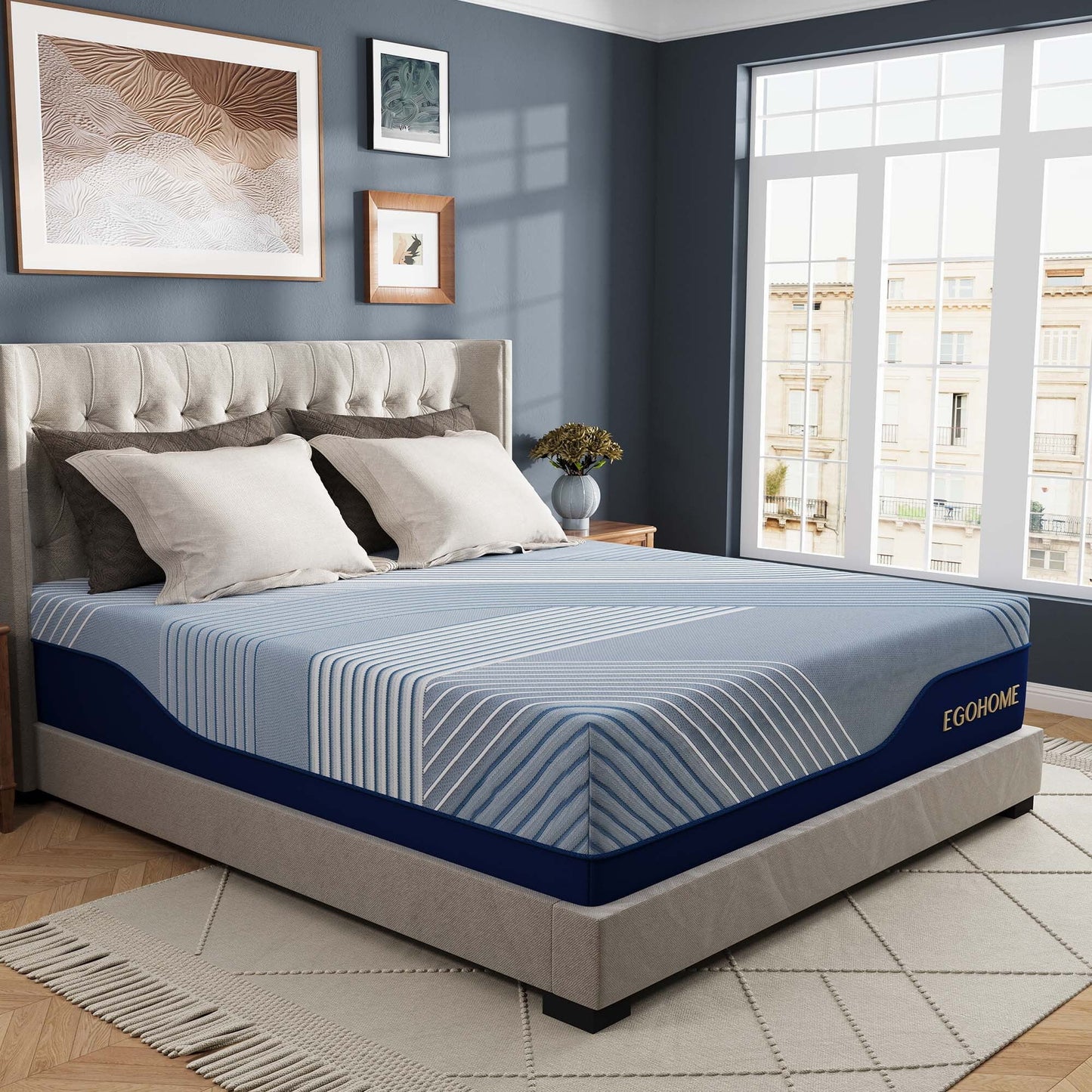 EGOHOME Elysian 14 inch Mattress, Twin XL Size Memory Foam Mattress