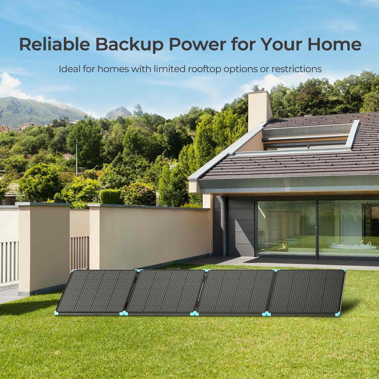Renogy 16BB 400W Lightweight Solar Panel, IP68 Waterproof, Foldable Solar Panel for RV, Camping, Off-Grid, Fast Installation