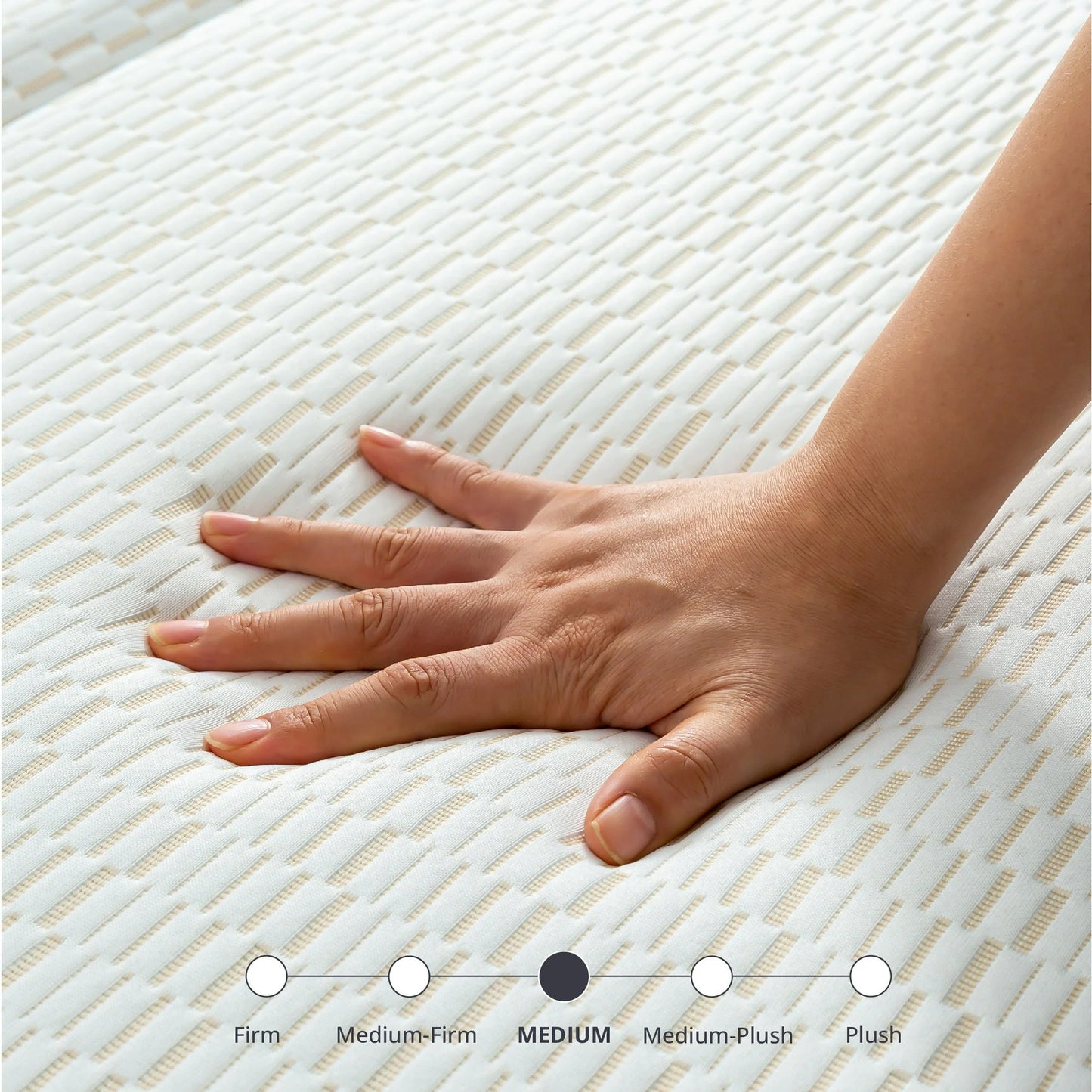Arctus Folding Mattress Topper, 4" Memory Form Tri-fold Mattress Topper with Removable Cover, Camping Guest Bed, Twin Size