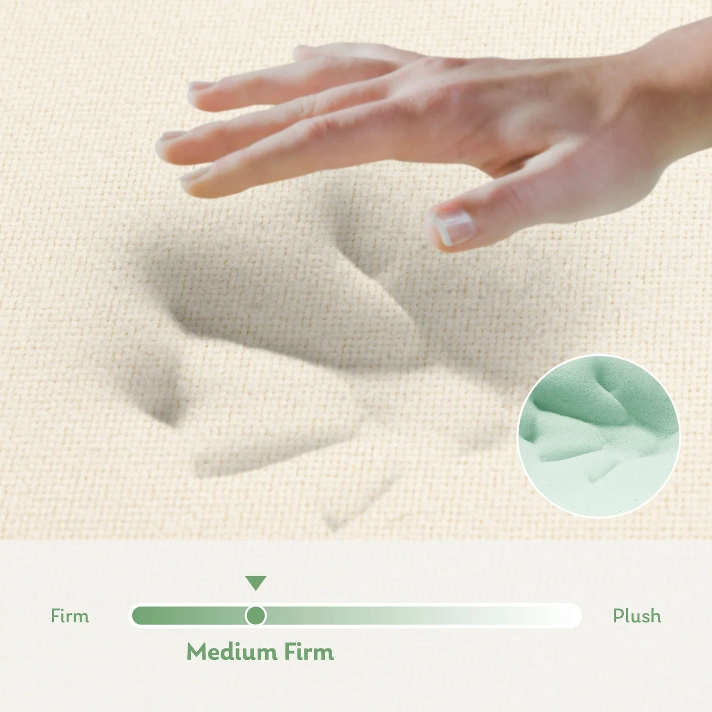 Arctus King Mattress, 6 inch Memory Foam Mattress in a box, Medium Firm