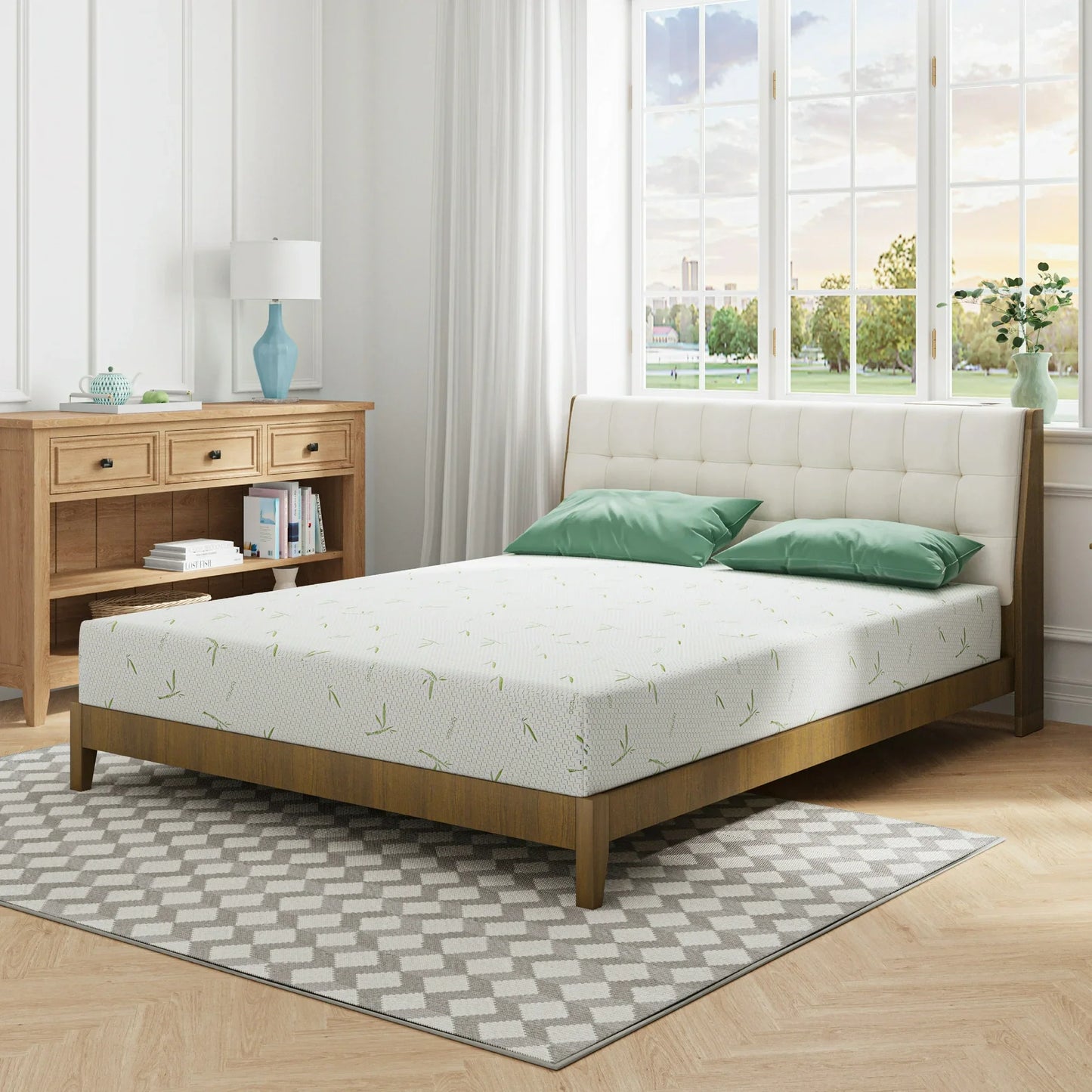 Arctus King Memory Foam Mattress, 10 inch Gel Mattress for Cool Sleep & Pressure Relief, Medium
