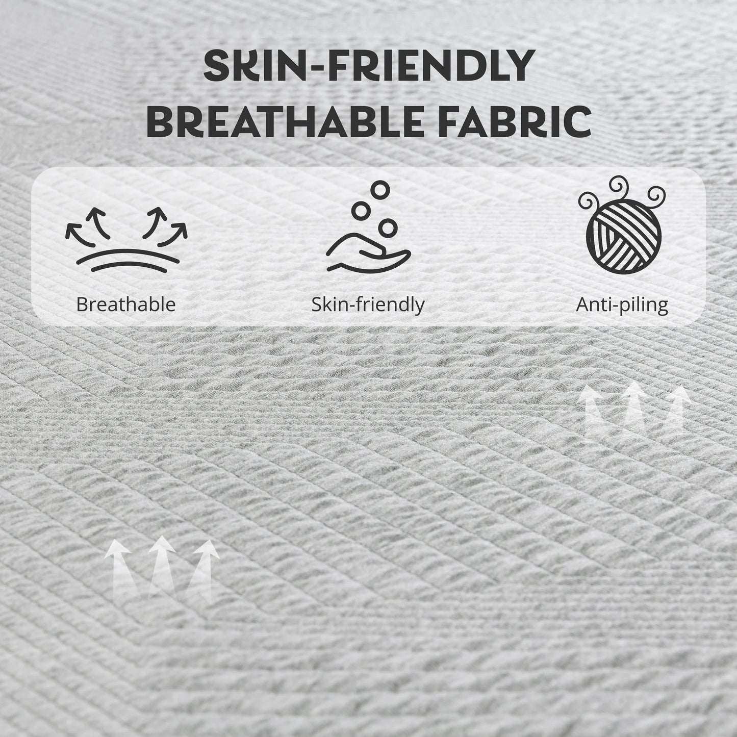 MLILY Ego Gray 14 inch Queen Mattress in a Box, Gel Memory Foam Mattress Queen, Beds in a Box, Medium