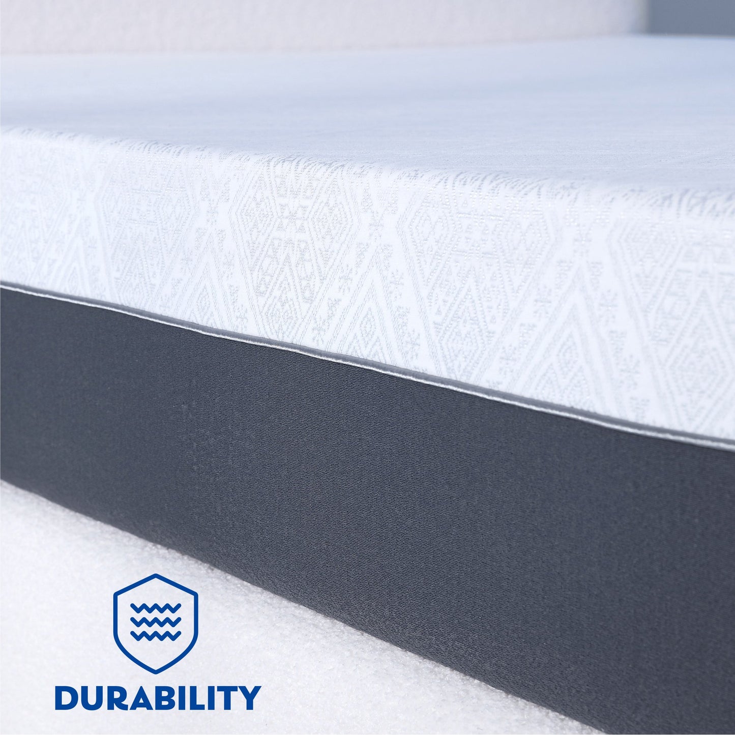 EGOHOME 10 inch Gel Memory Foam Mattress, King Size Bed in a Box