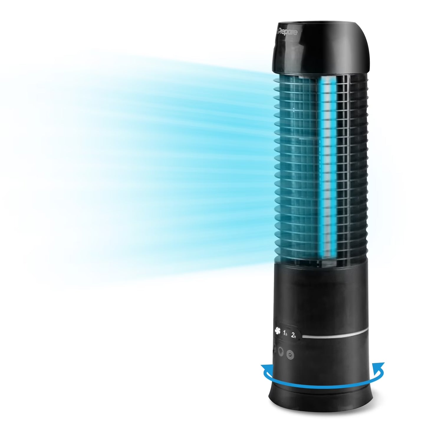 Dr. Prepare 16" Oscillating Tower Fan, Portable Desk Fan with Touch Buttons LED Screen