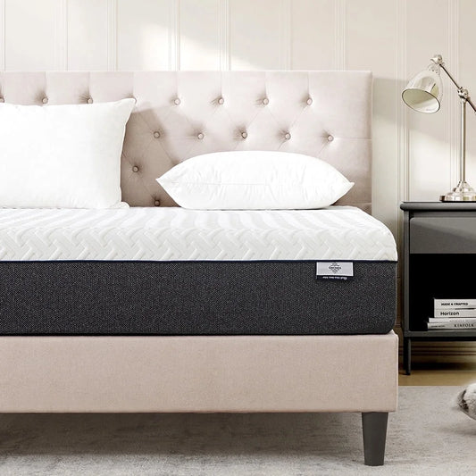 Genesis By Mlily 12" King Memory Foam Mattress Green Tea & Bamboo Charcoal Infused, CertiPUR-US Certified, Medium Plush