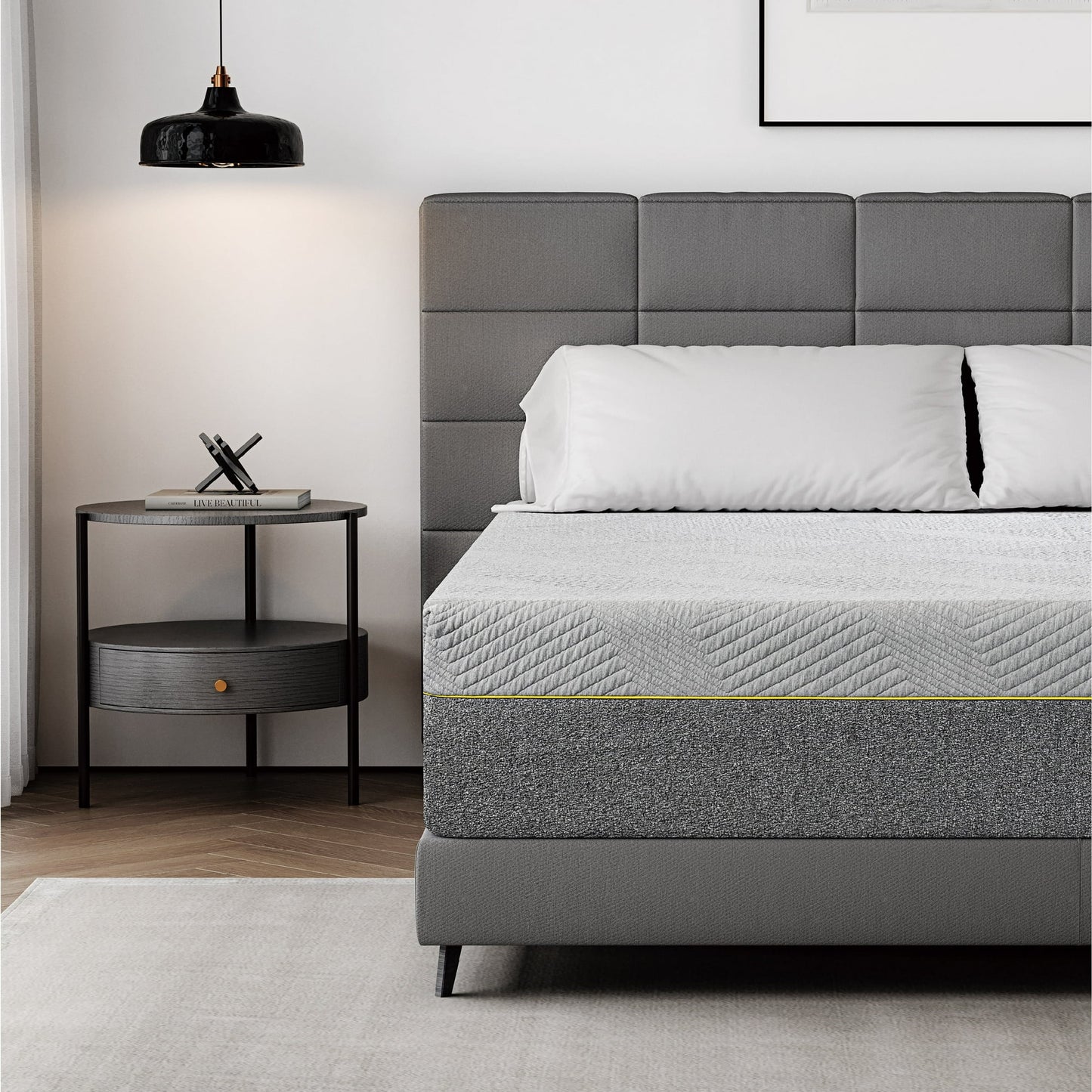 MLILY Ego 12 inch Gel Memory Foam Mattress, Queen Mattress in a Box