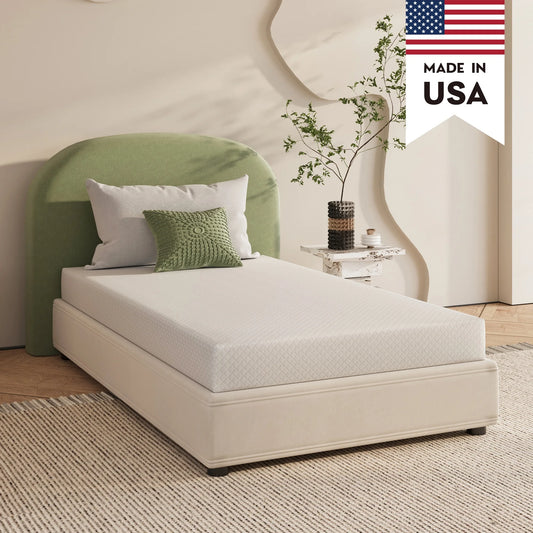 MLILY Ego 8 inch Twin Mattress, Gel Memory Foam Mattress, Bed in a Box