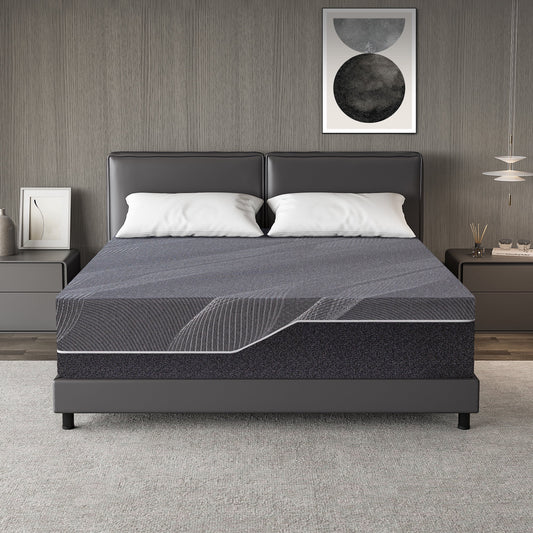 EGOHOME Ego Snoova 14 inch Full Size Mattress, Cooling Gel Memory Foam Mattress in a Box, Medium