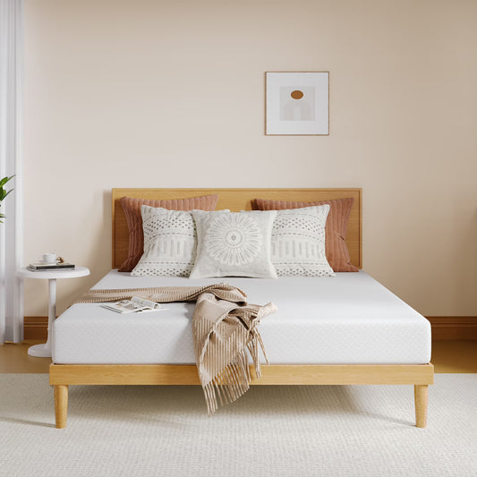 EGOHOME Ego Snoova 10 inch Cal King Size Mattress, Cooling Gel Memory Foam Mattress in a Box, Medium
