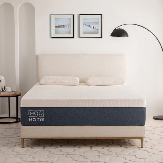 EGOHOME 14 inch Full Size Mattress in a Box, Cooling Gel Memory Foam Mattress, Medium
