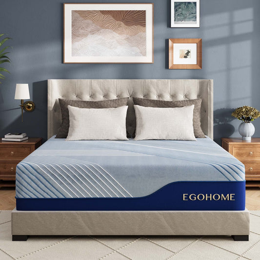 EGOHOME Elysian 12 inch Mattress, Full Size Memory Foam Mattress
