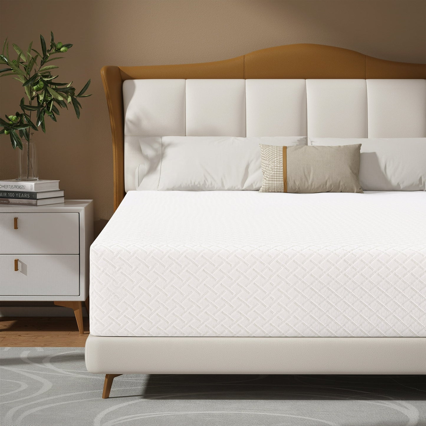 Subfun 12" Twin Gel Memory Foam Mattress, CertiPUR-US Certified, Orthopedic Support for Back Pain, Cooling Tech, Medium Firm