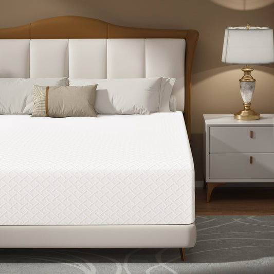 Subfun 5" Twin Medium Firm Tight Top Memory Foam Mattress with Fiberglass-Free and CertiPUR-US Certified