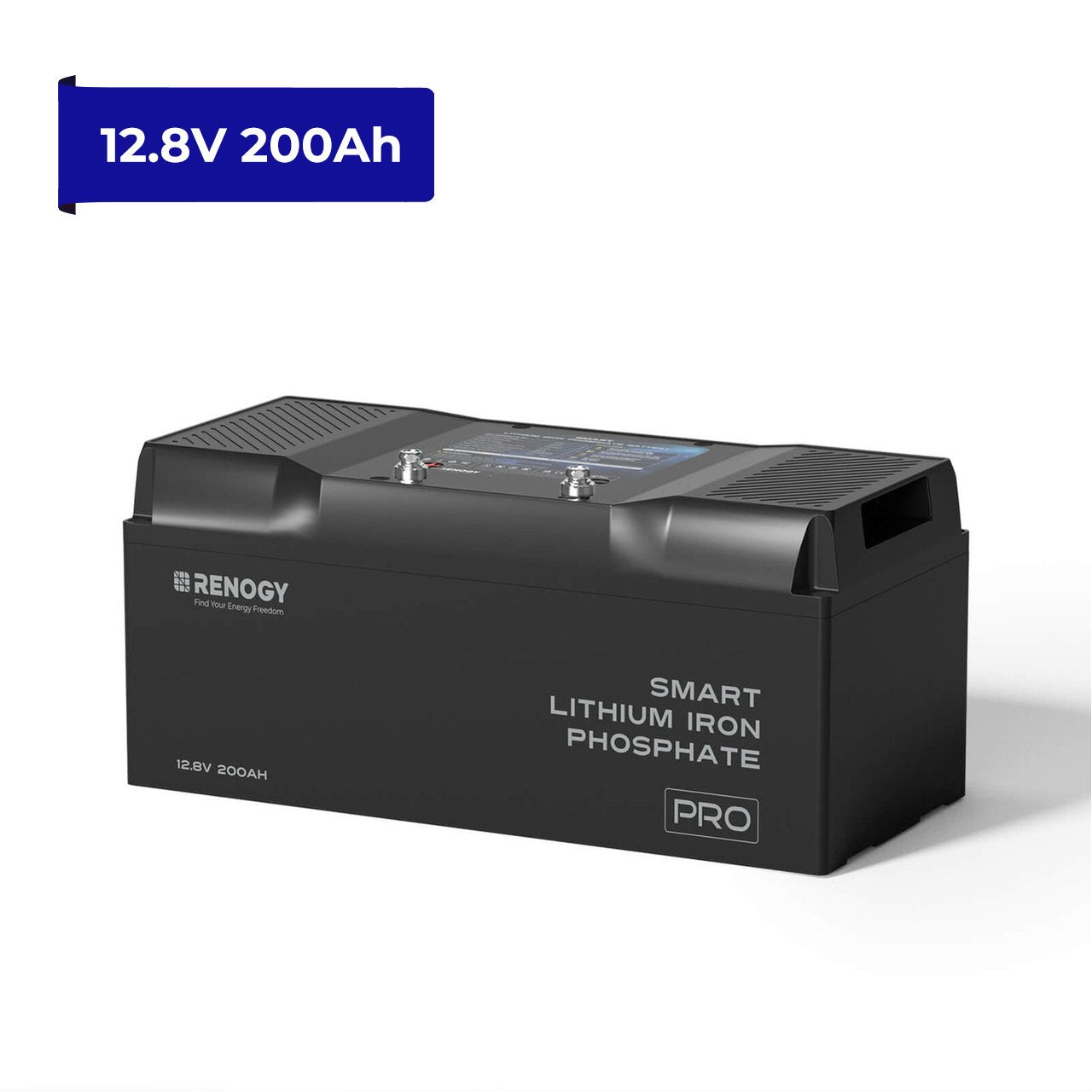 Renogy 12V 100Ah Bluetooth Self-Heating Lithium LiFePO4 Deep Cycle Battery, 5000+Deep Cycles, dust-proof IP67, Backup Power for RV, Cabin, and Marine Applications-Pro Series