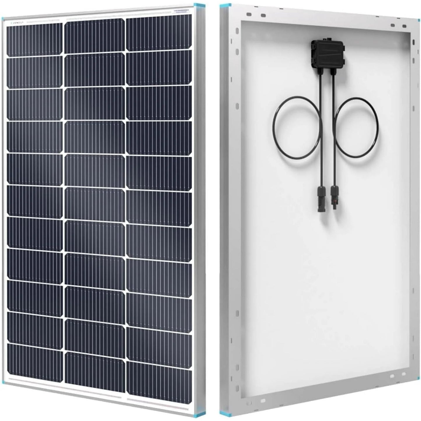 Renogy 16BB N-Type 100 Watt Solar Panel 12V, 25% High-Efficiency, Solar Panel for Power Station, RV, Cabin, Off-Grid Applications