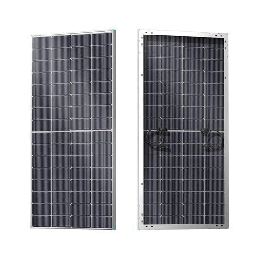 Renogy Bifacial Solar Panel 250 Watt 12V 16BB N-Type, Double-Side 25% High-Efficiency for RV Marine Rooftop Power Station Off-Grid Systems