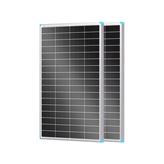 Renogy 2Pack 16BB N-Type 175 Watt Solar Panel 12V, 25% High-Efficiency, Solar Panel for Power Station, RV, Cabin, Off-Grid Applications