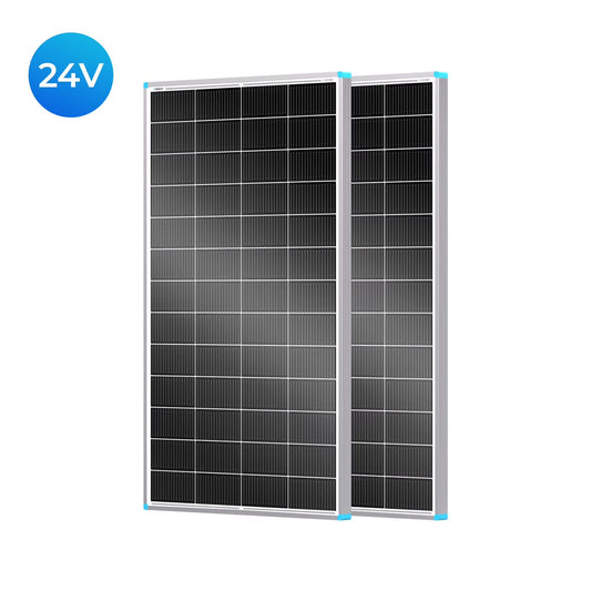 Renogy 2Pack 16BB N-Type 200 Watt Solar Panel 24V, 25% High-Efficiency, Solar Panel for Power Station, RV, Cabin, Off-Grid Applications