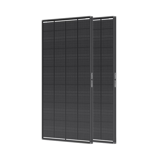 Renogy 2Pack 200W 12V Anti-Shading Solar Panel ShadowFlux, 16BB N-Type, 25% High-Efficiency & Anti-Shading, IP67 Waterproof, Lightweight for RV/Pickup/SUV Charging