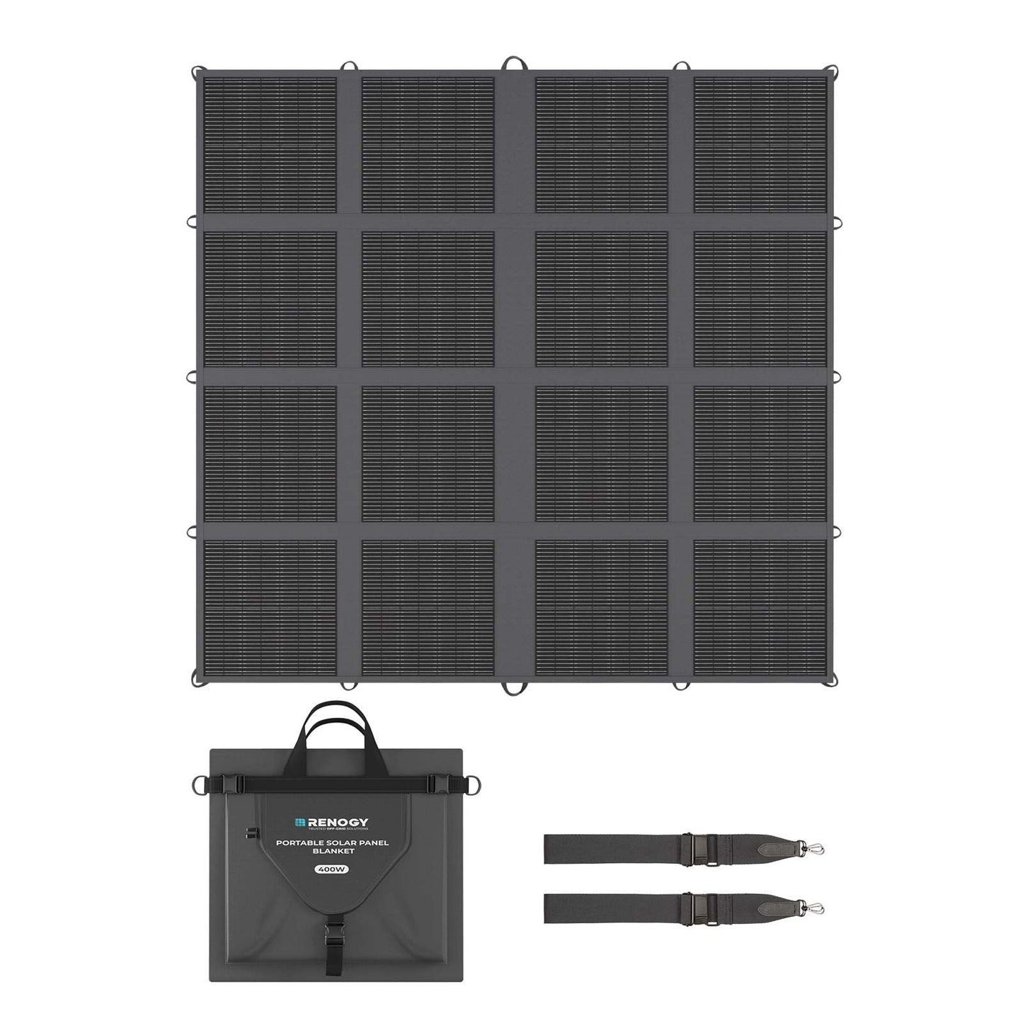 Renogy 400W Solar Panel Blanket 16BB N-type, 25% High Efficieny for Power Station Off Grid, Lightweight Ultra-Thin Only 7.3 kgs/16.09 lbs