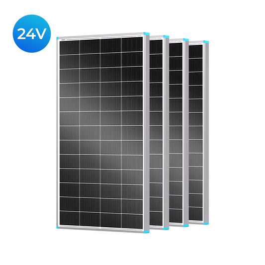 Renogy 4Pack 16BB N-Type 200 Watt Solar Panel 24V, 25% High-Efficiency, Solar Panel for Power Station, RV, Cabin, Off-Grid Applications