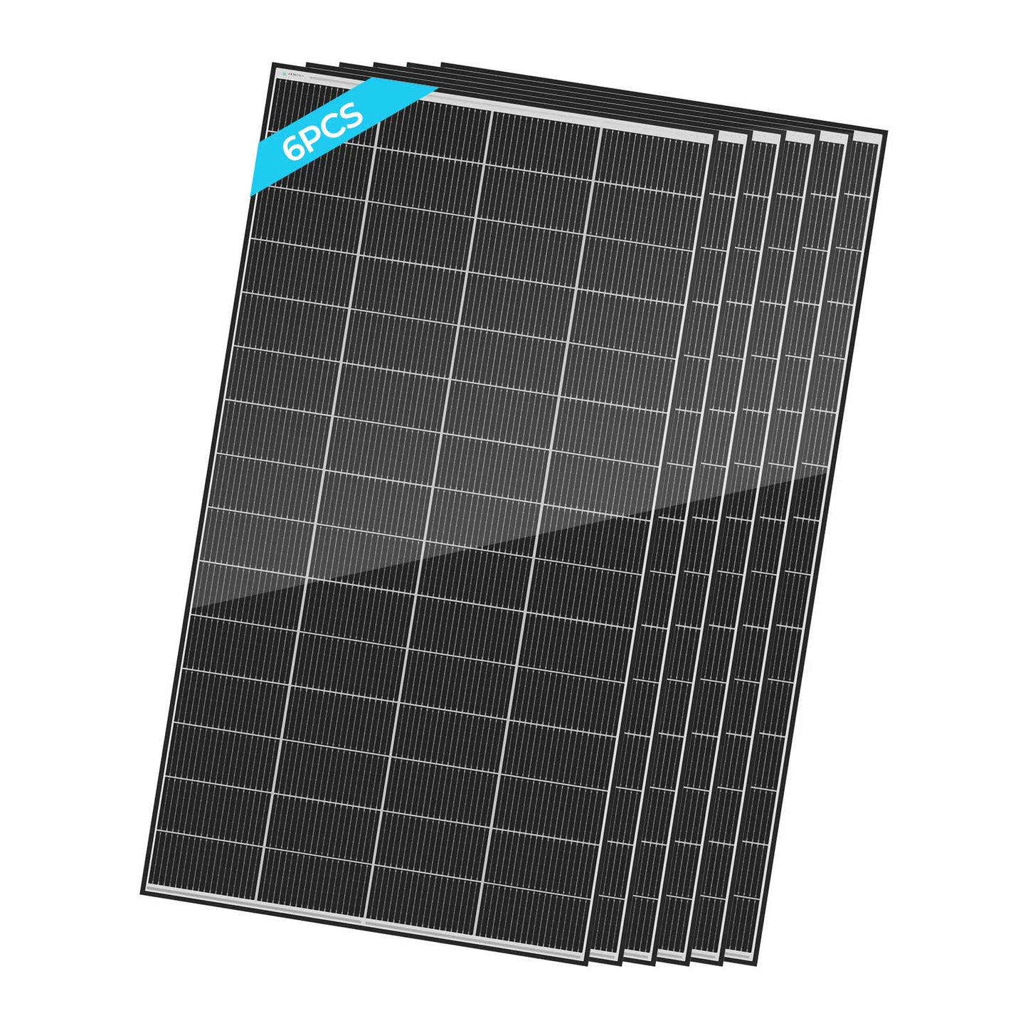 Renogy 6pcs 320W Solar Panel 24V, 18BB N-Type 25% High Efficiency, Monocrystalline for Power Station Generator, RV, SUV, Truck, Camping, Home, Off Grid
