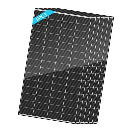 Renogy 6pcs 320W Solar Panel 24V, 18BB N-Type 25% High Efficiency, Monocrystalline for Power Station Generator, RV, SUV, Truck, Camping, Home, Off Grid