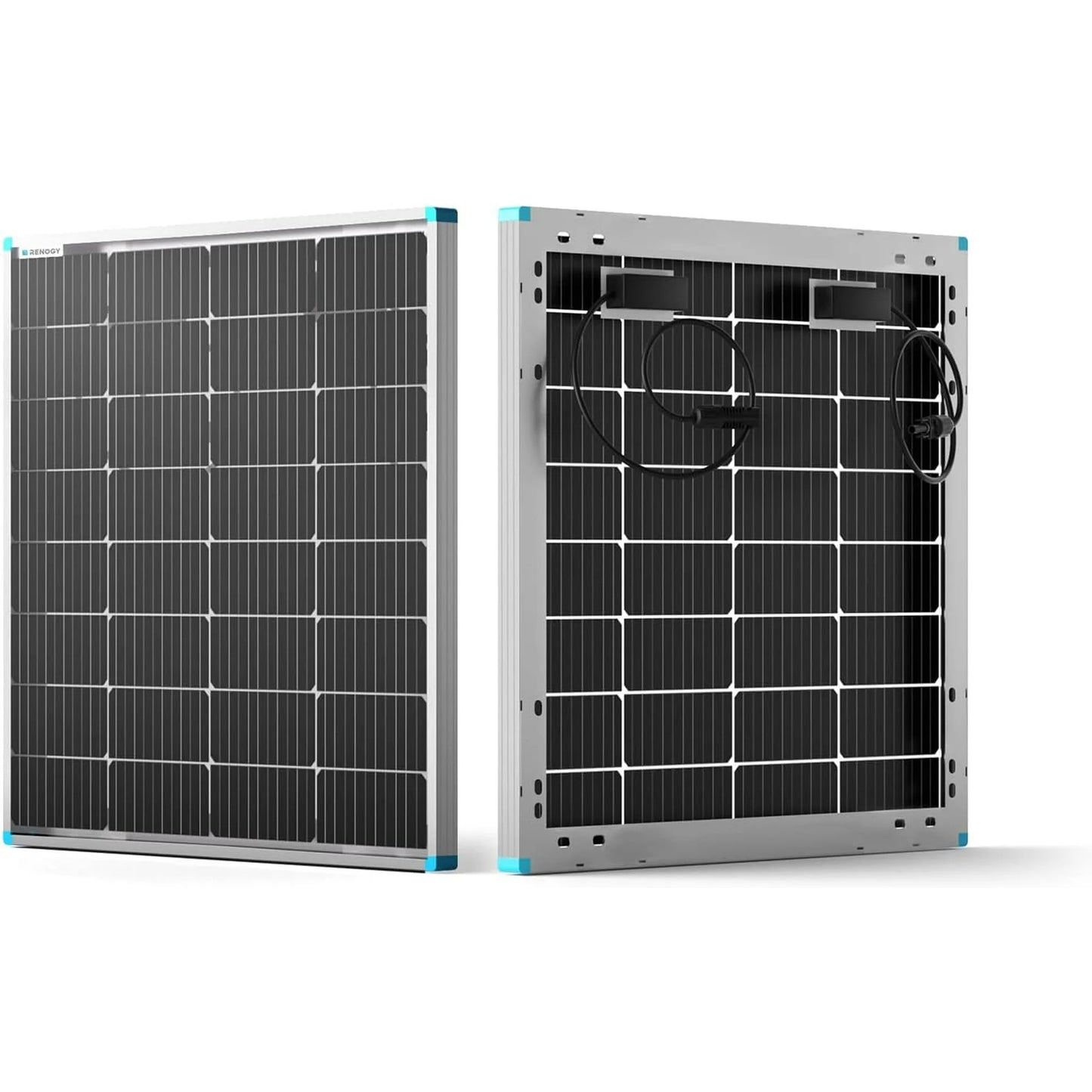 Renogy Bifacial 115 Watt 12 Volt Solar Panel Monocrystalline Rigid High-Efficiency PV Module Power Charger for RV Marine Rooftop Farm Battery and Other Off-Grid Applications