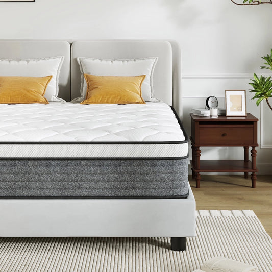 Arctus 14" Medium Firm Hybrid Mattress,Full Size,Pocket Springs and Pressure Relief Design,in a box