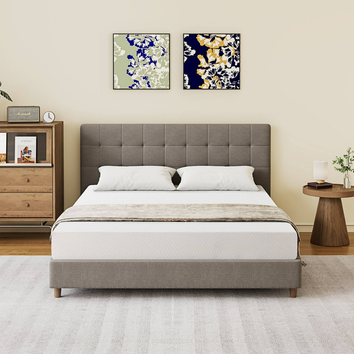 Arctus King Mattress, 8 inch Gel Memory Foam Mattress in a Box, Medium