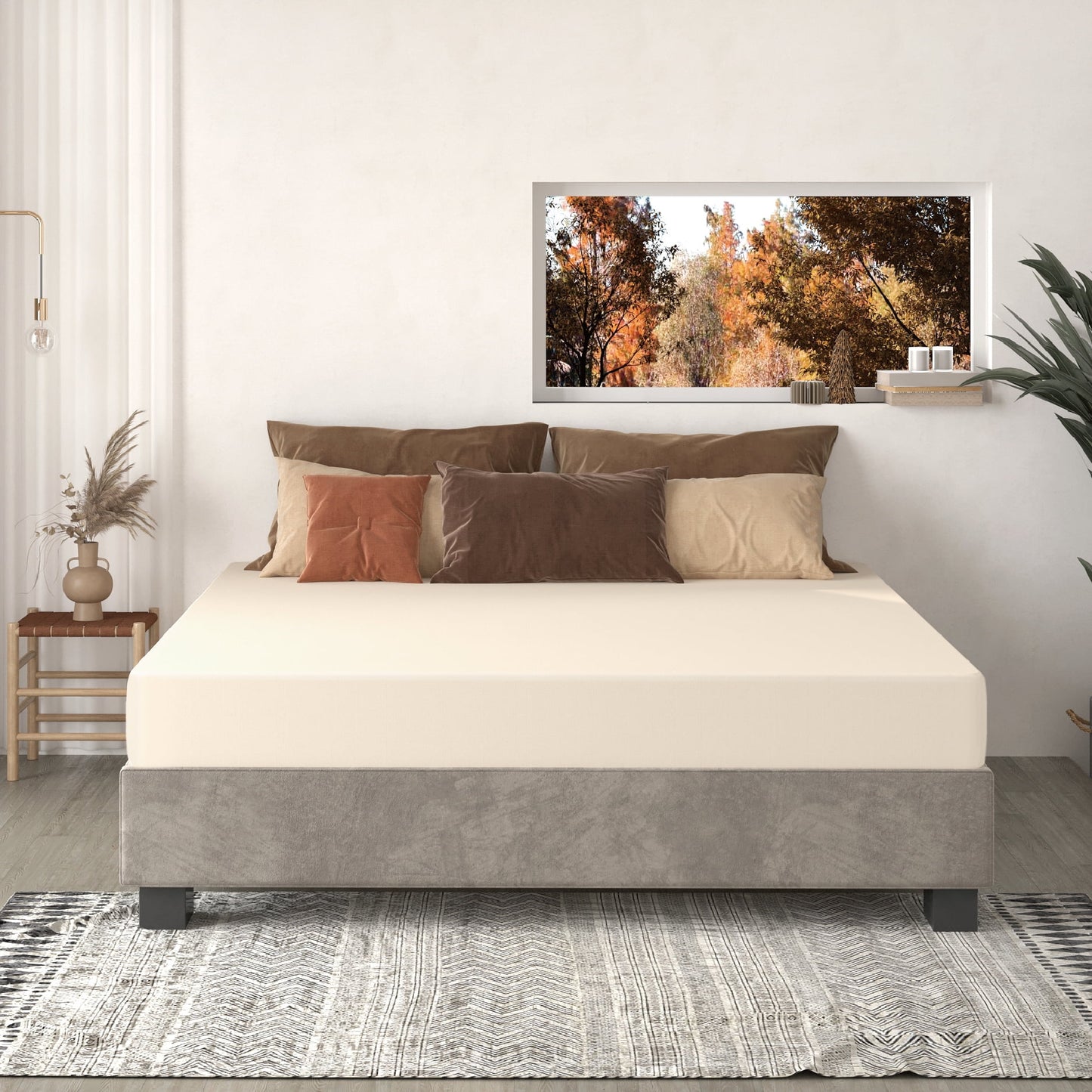 Arctus King Mattress, 6 inch Memory Foam Mattress in a box, Medium Firm