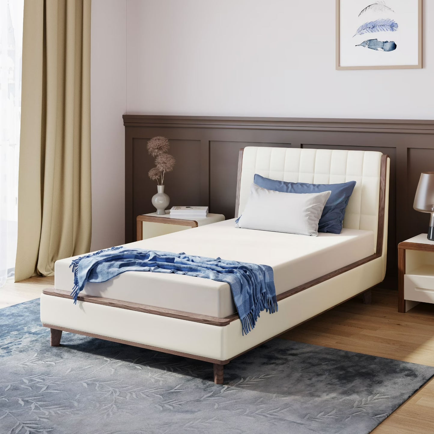 Arctus 10 inch Memory Foam Mattress, Twin Size Mattress in a Box, Medium Firm