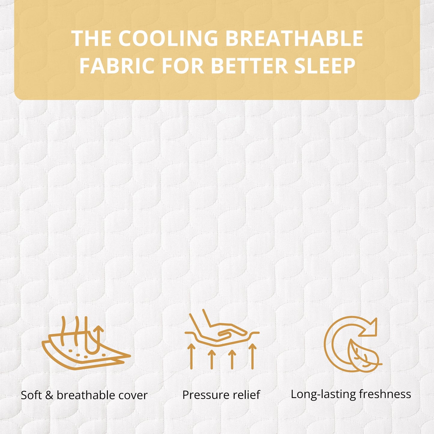 Subfun 10" Full Gel Memory Foam Mattress,Mattress in a Box, Cooling & Medium Firm Support, CertiPUR-US Certified Foam