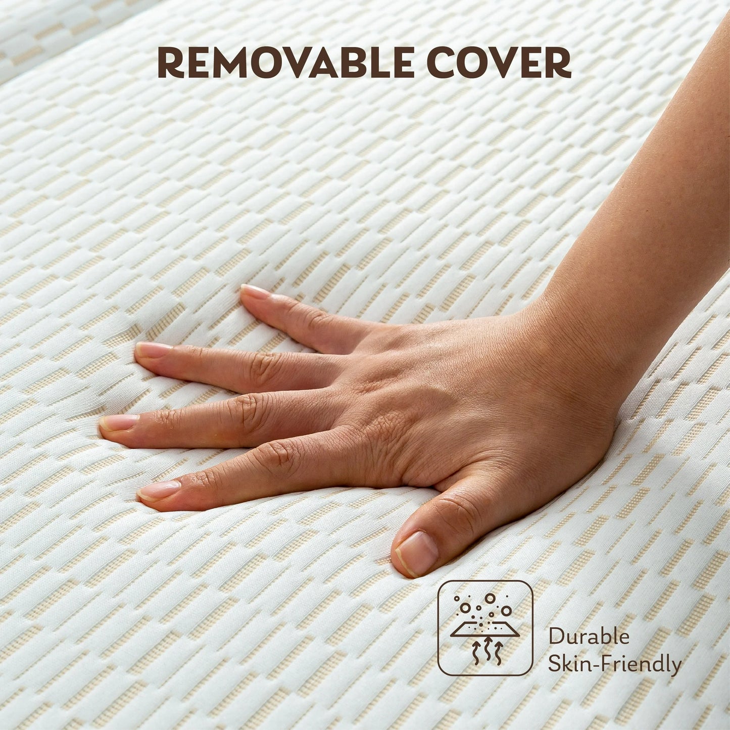 EGOHOME 3 Inch Twin Size Tri-Fold Memory Foam Mattress Topper - Cooling, Foldable, Portable Guest Bed