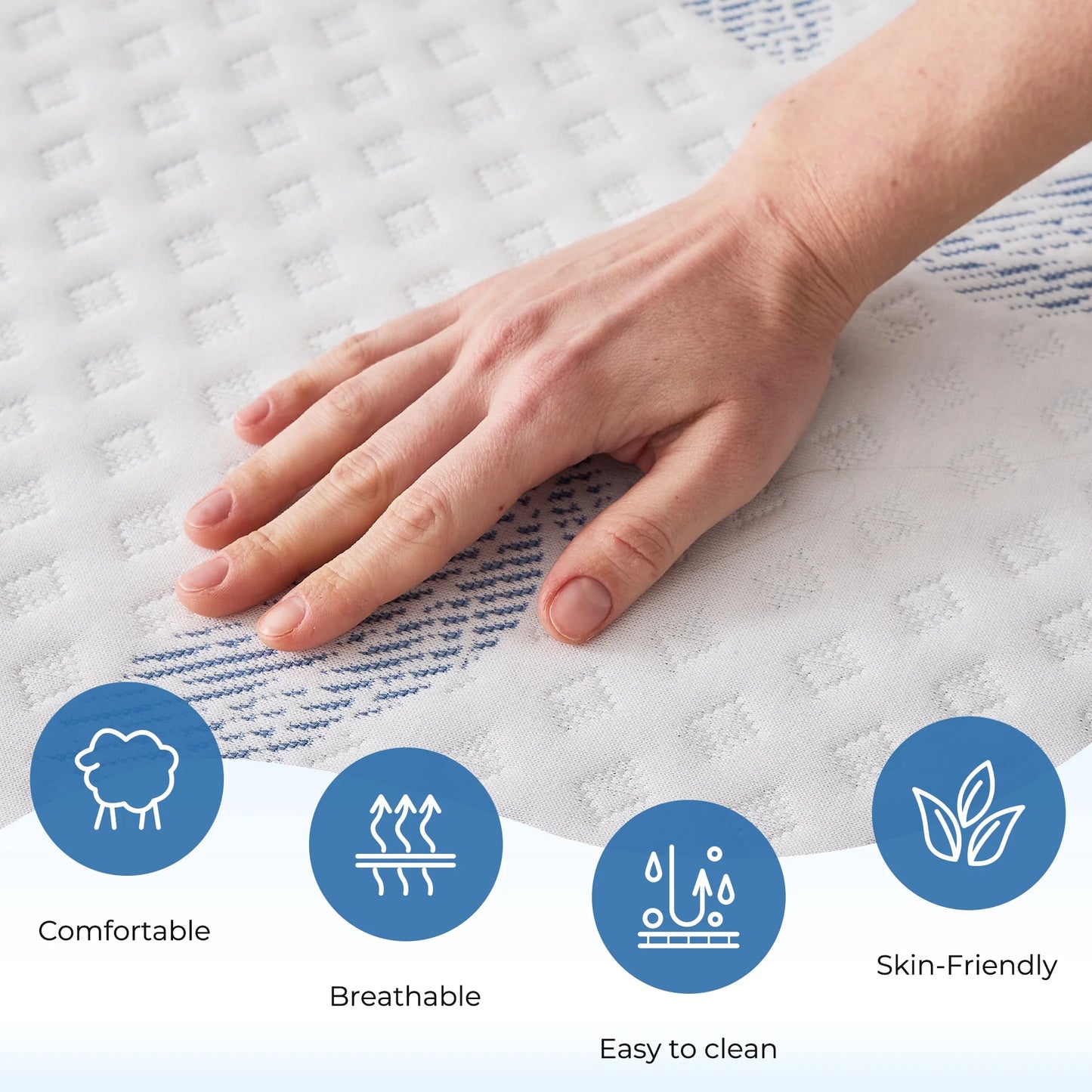 Arctus Full Size 12 Inch Plush Memory Foam Mattress in a Box with Gel Layer & Removable Fiberglass Free Cover, Deep Pressure Relief, Motion Isolation, CertiPUR-US Certified