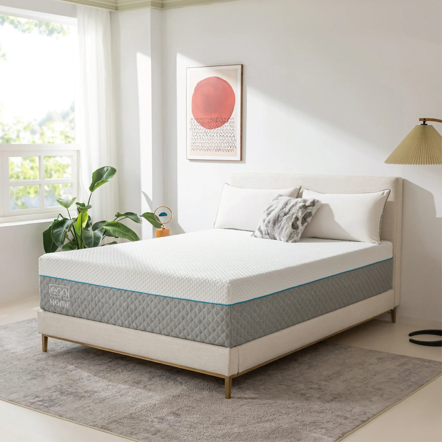EGOHOME 14 inch Gel Memory Foam Mattress, Twin Mattress in a Box, Medium
