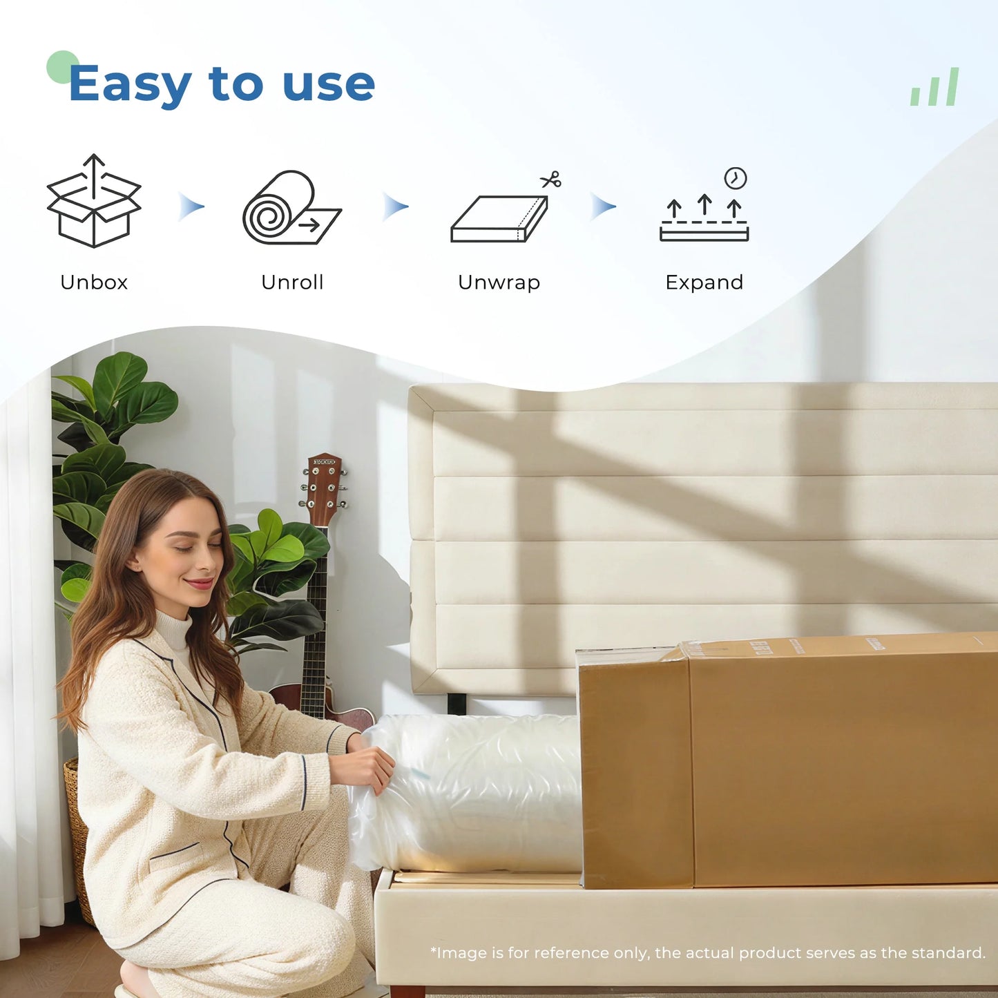 Arctus Full Size 12 Inch Plush Memory Foam Mattress in a Box with Gel Layer & Removable Fiberglass Free Cover, Deep Pressure Relief, Motion Isolation, CertiPUR-US Certified