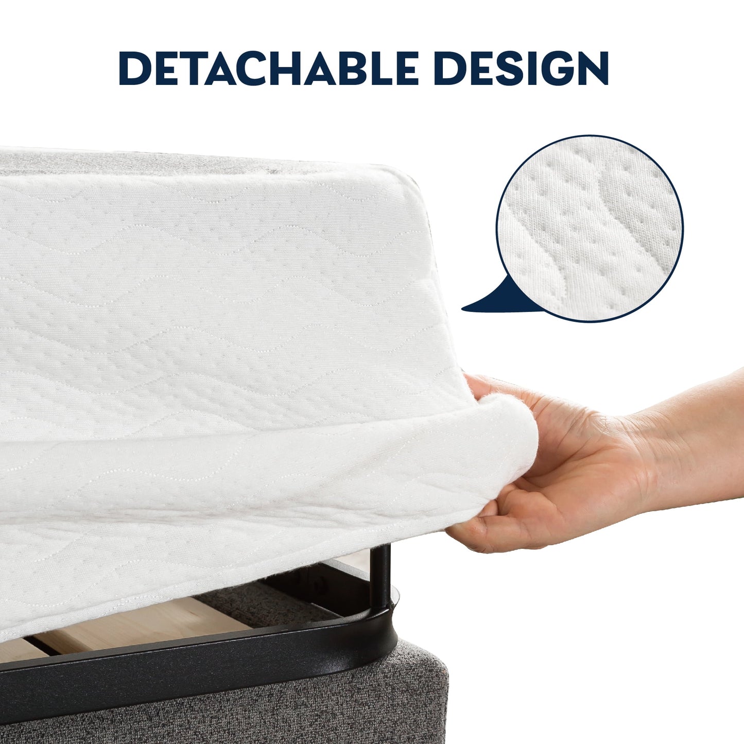 EGOHOME 7.5 inch Twin Size Metal Box Spring, Easy Assembly Mattress Foundation