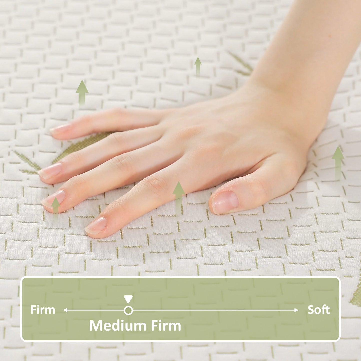SynthoSpace Queen Mattress, 8 inch Memory Foam Mattress in a box, Medium