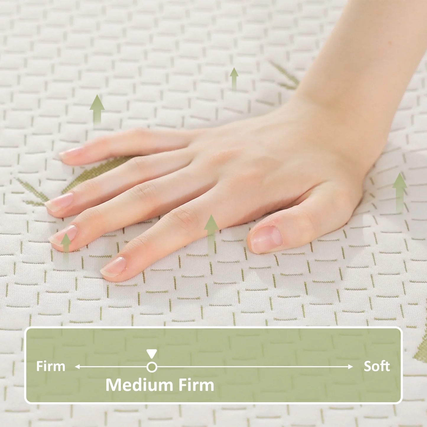 Arctus Queen Mattress, 8 inch Memory Foam Mattress in a box, Medium